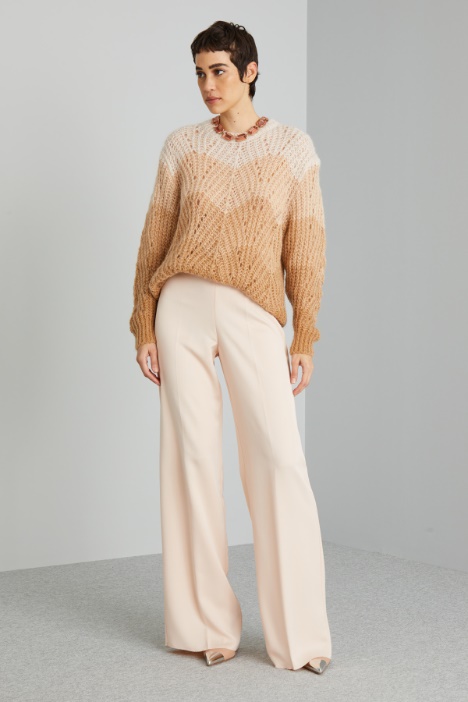 Pantaloni a palazzo in raso - Fashion Market