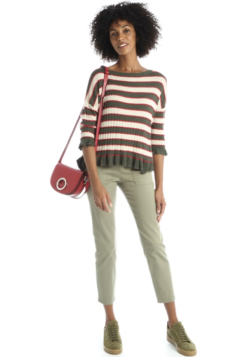Pantaloni in cotone stretch - Fashion Market