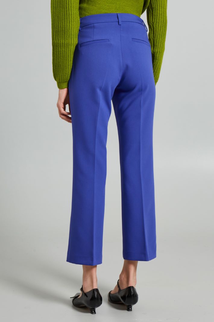 Pantaloni flare in doppia tela - BLUETTE - Fashion Market - 4