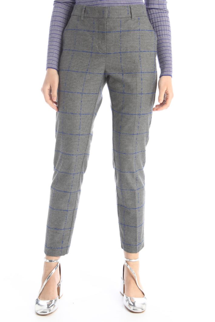 Pantaloni di flanella - GRIGIO BLU - Fashion Market - 5