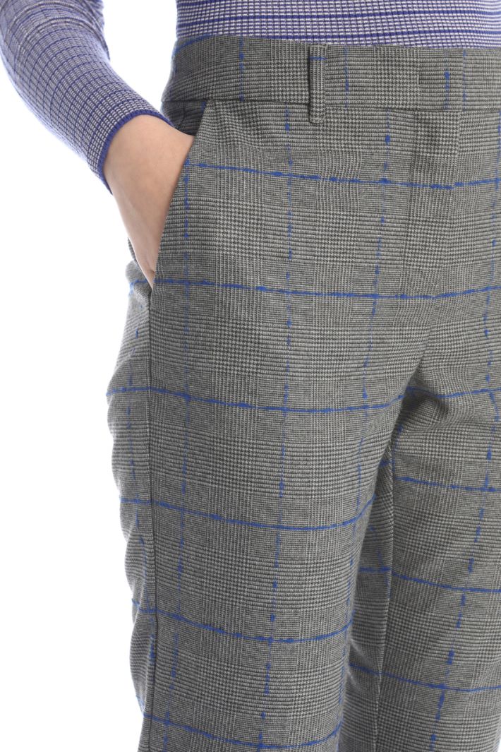 Pantaloni di flanella - GRIGIO BLU - Fashion Market - 3