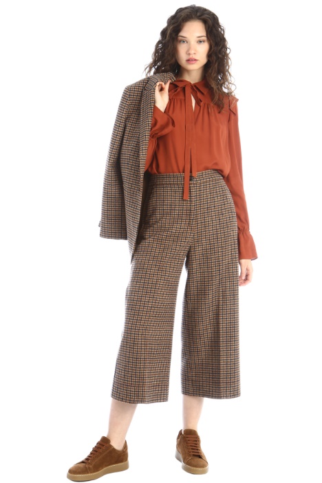 Pantaloni ampi di flanella - Fashion Market