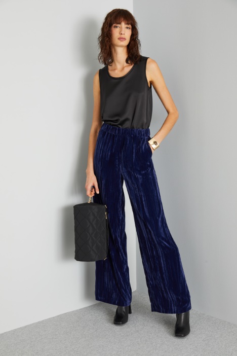 Pantaloni morbidi in velluto - Fashion Market