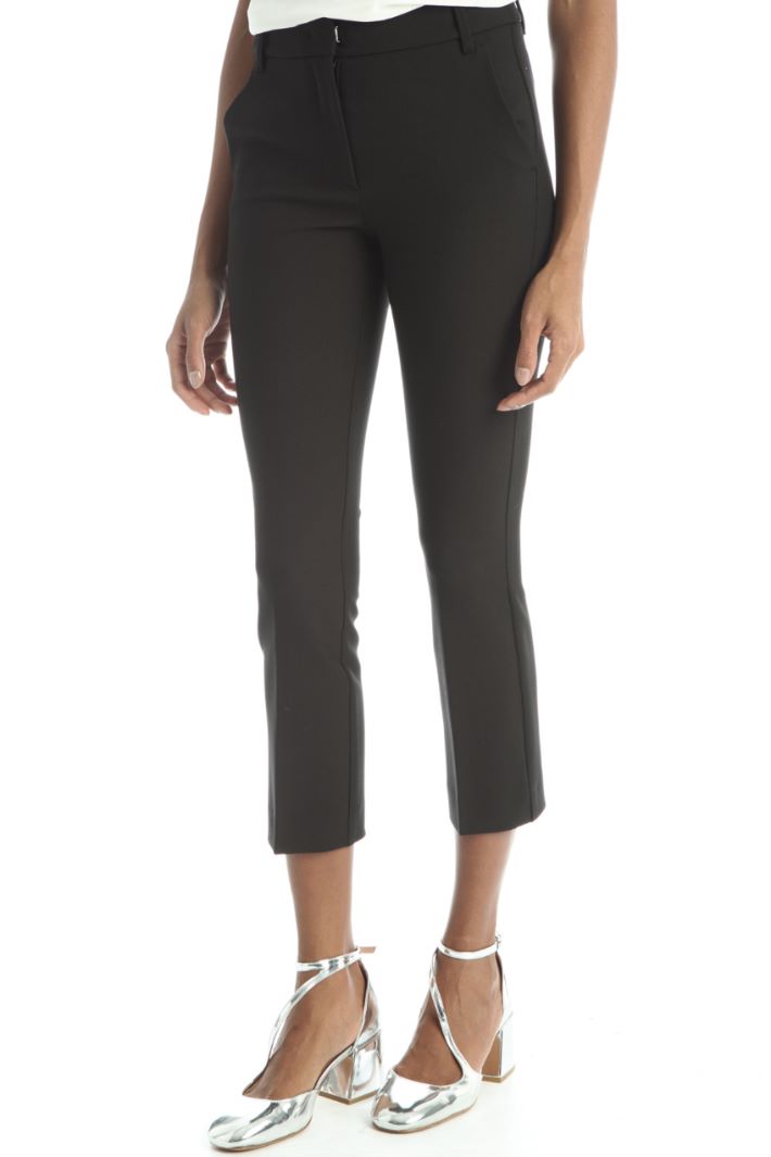 Pantaloni a sigaretta - NERO - Fashion Market - 4