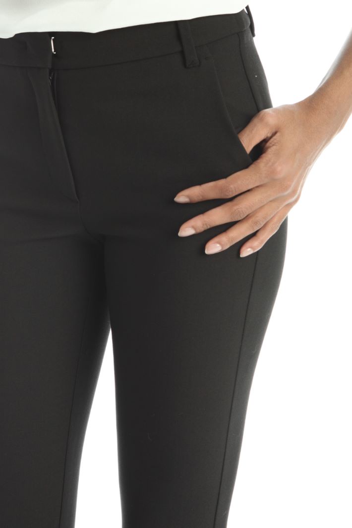 Pantaloni a sigaretta - NERO - Fashion Market - 3