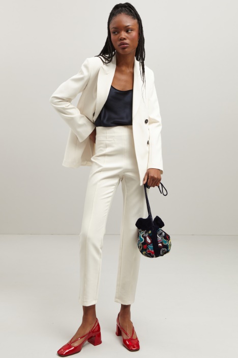 Pantaloni a sigaretta stretch - Fashion Market