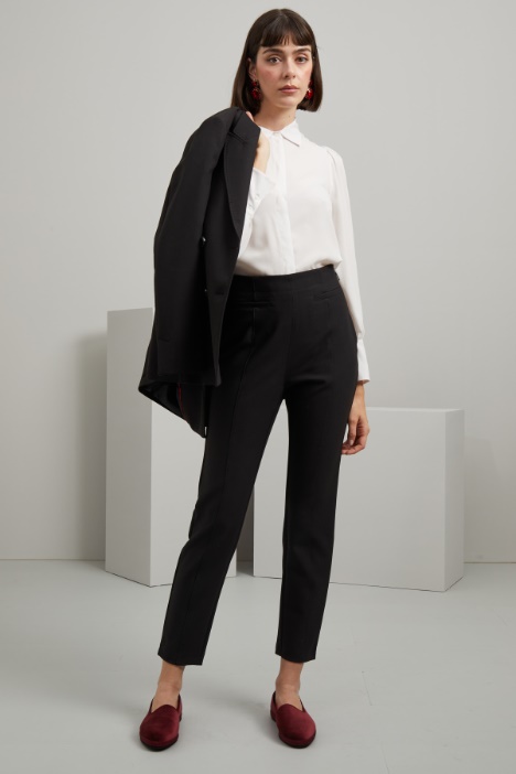 Pantaloni a sigaretta stretch - Fashion Market