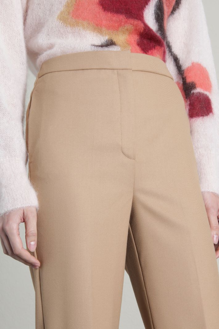 Pantaloni a vita alta - CAMMELLO - Fashion Market - 3