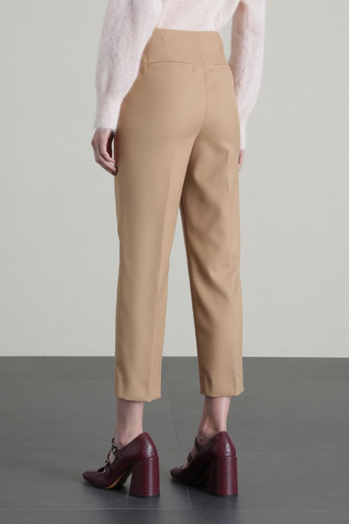 Pantaloni a vita alta - CAMMELLO - Fashion Market - 2