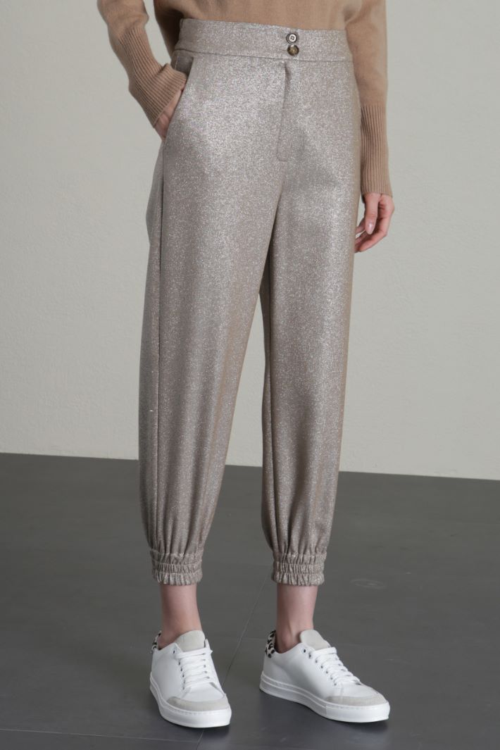 Joggers lamè - PLATINO - Fashion Market - 4