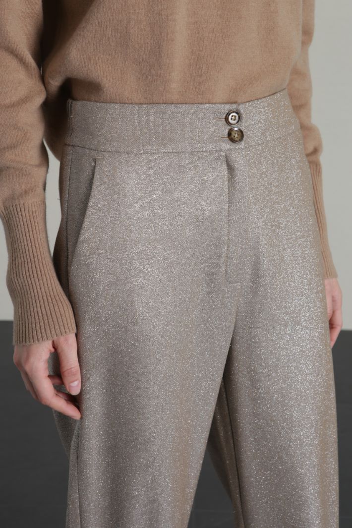 Joggers lamè - PLATINO - Fashion Market - 3