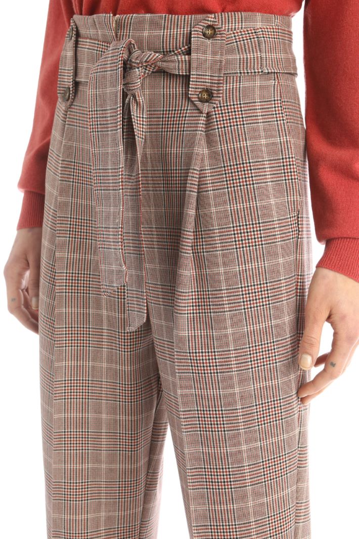 Pantaloni baggy - MATTONE BEIGE NERO - Fashion Market - 3