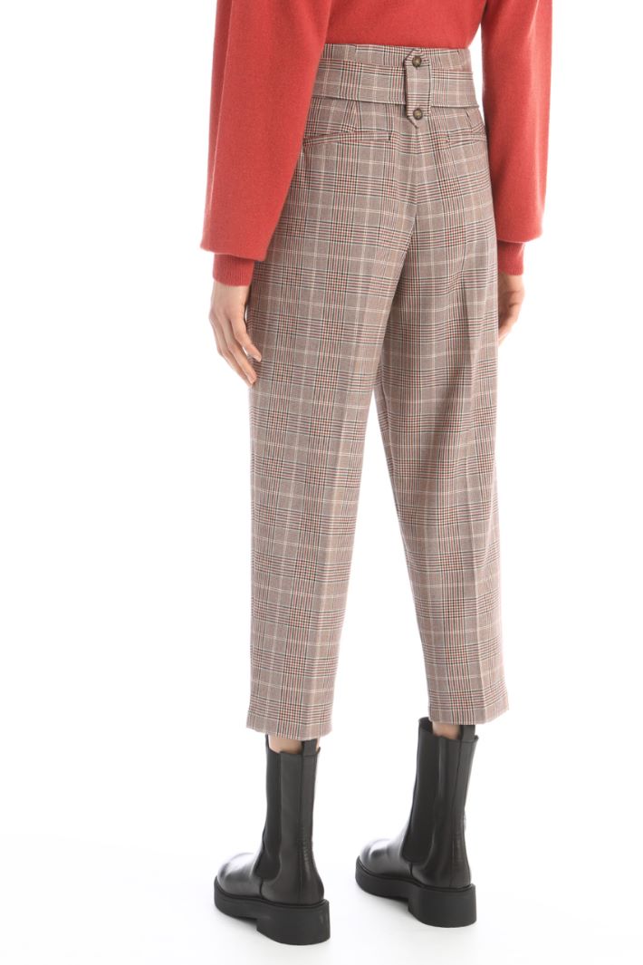 Pantaloni baggy - MATTONE BEIGE NERO - Fashion Market - 2