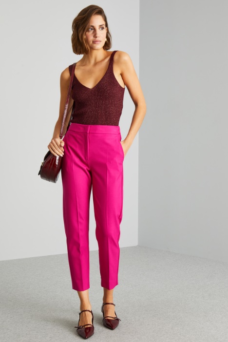 Pantaloni carrot in batavia - Fashion Market