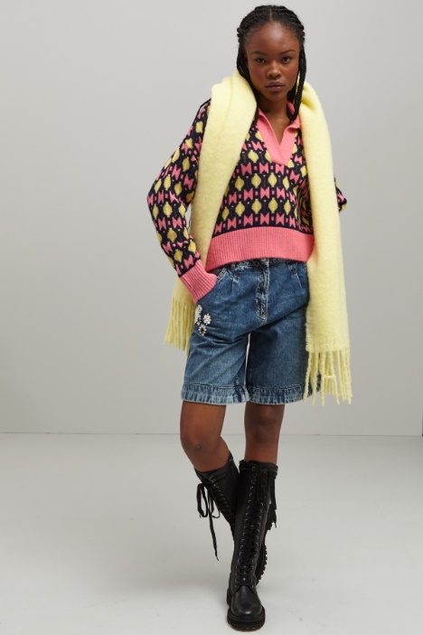 Shorts in denim - Fashion Market