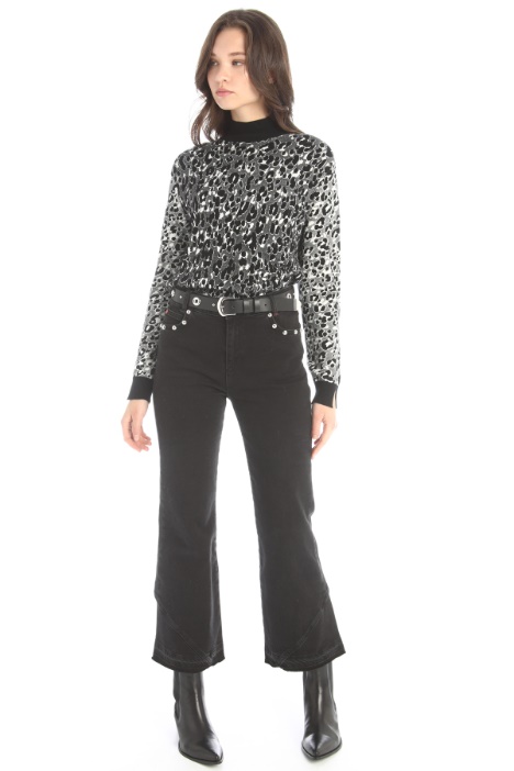 Jeans in denim di cotone - Fashion Market