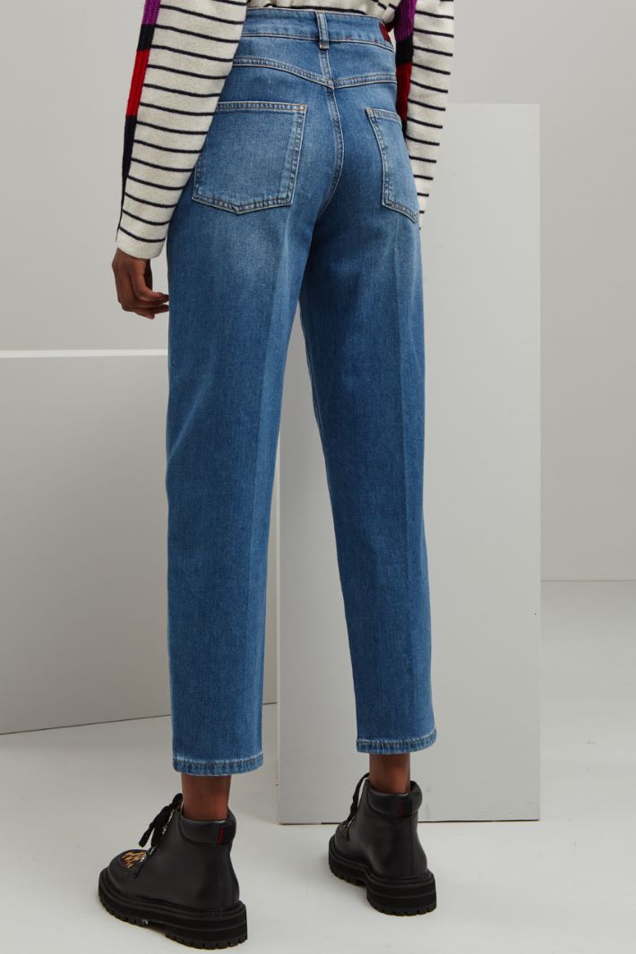 Jeans a gamba dritta - BLU DENIM - Fashion Market - 4