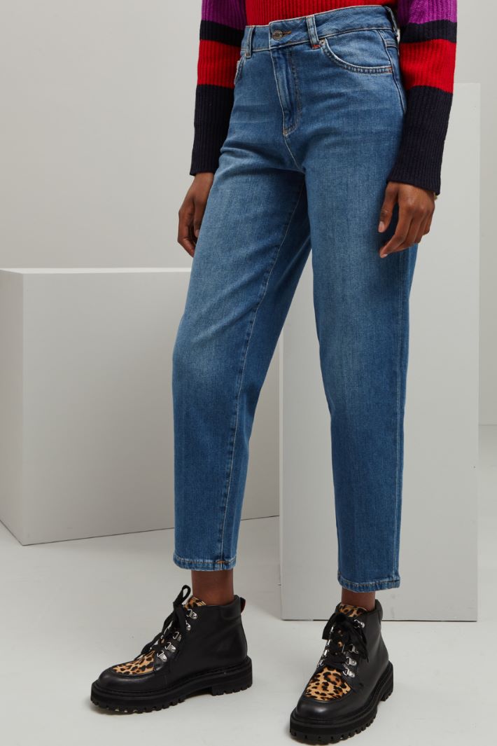 Jeans a gamba dritta - BLU DENIM - Fashion Market - 2