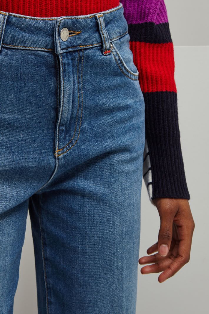 Jeans a gamba dritta - BLU DENIM - Fashion Market - 3