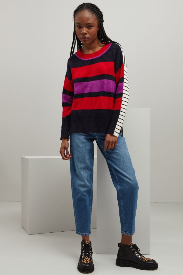 Jeans a gamba dritta - BLU DENIM - Fashion Market