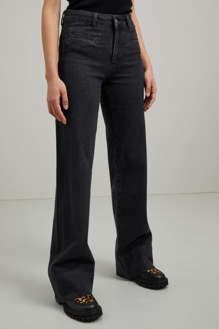 Jeans dritti - ANTRACITE - Fashion Market - 2