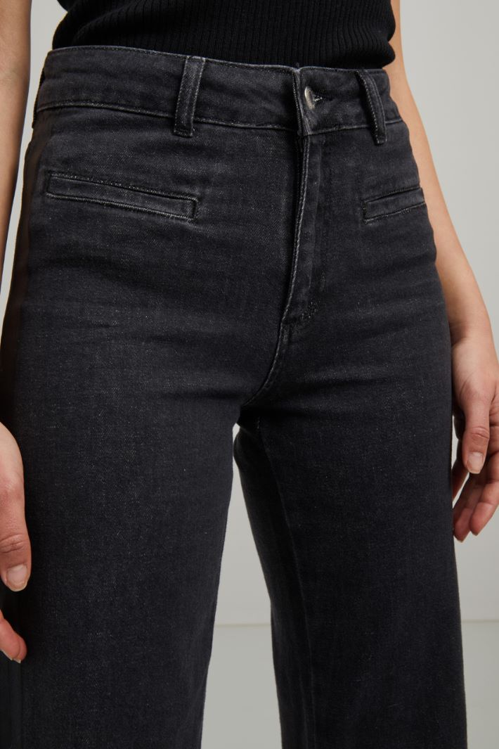 Jeans dritti - ANTRACITE - Fashion Market - 3