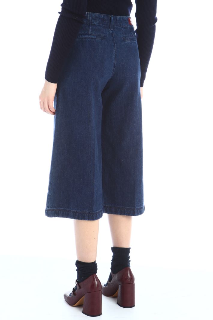 Jeans cropped - BLU DENIM - Fashion Market - 2