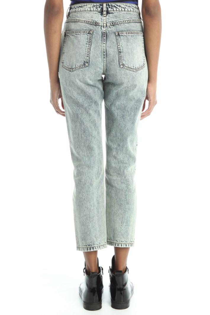 Jeans in denim di cotone - AZZURRO DENIM - Fashion Market - 2