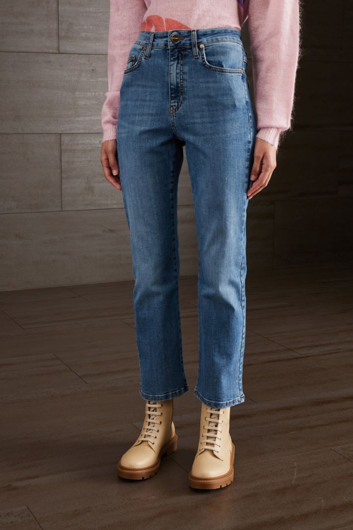 Jeans cinque tasche - BLU DENIM - Fashion Market - 2