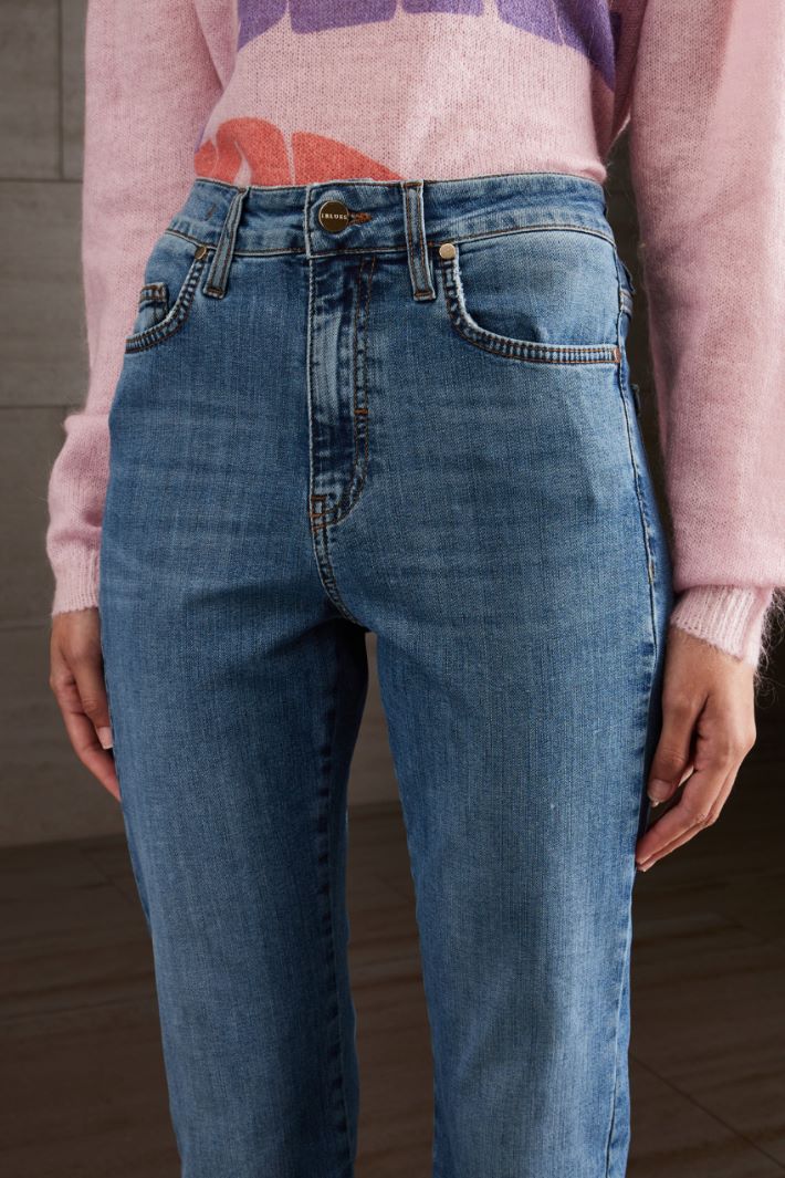 Jeans cinque tasche - BLU DENIM - Fashion Market - 3