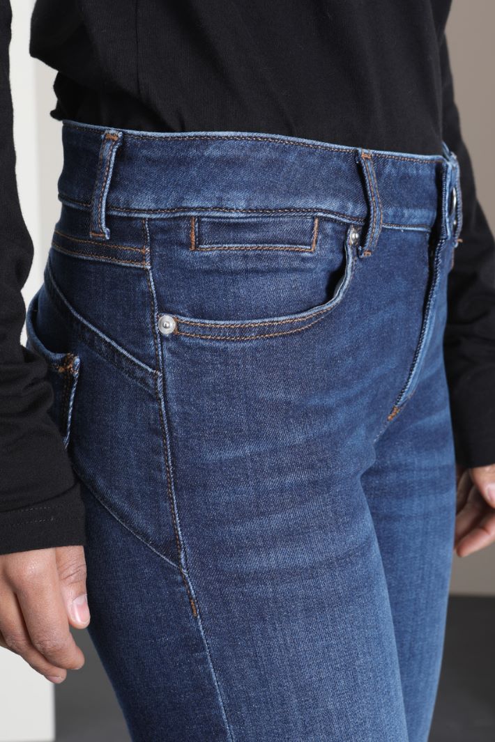 Jeans skinny in denim - BLU DENIM - Fashion Market - 3