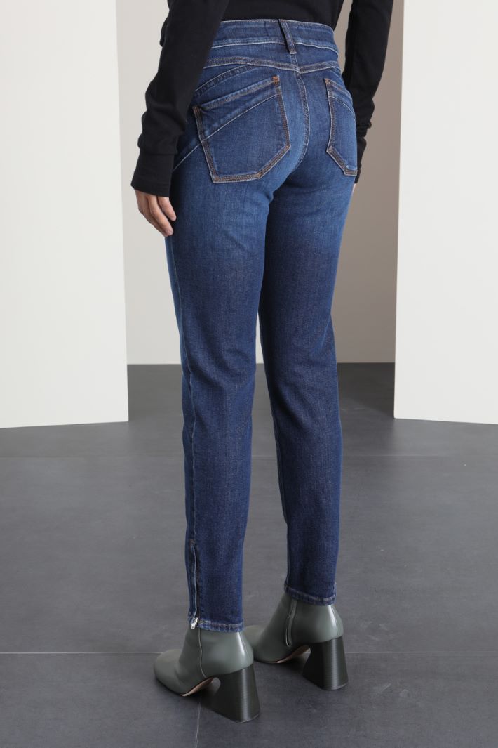 Jeans skinny in denim - BLU DENIM - Fashion Market - 2
