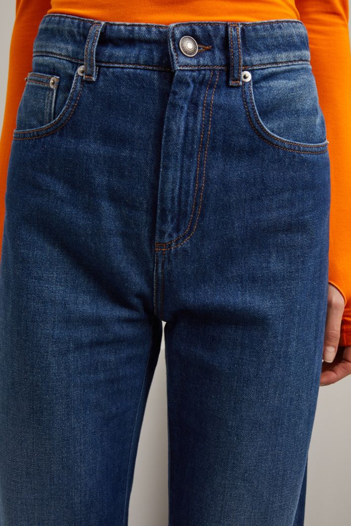 Jeans lunghi a vita bassa - BLU DENIM - Fashion Market - 3
