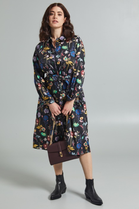 Chemisier in twill stampato - Fashion Market