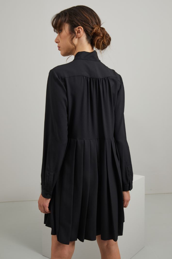 Chemisier in crépe - NERO - Fashion Market - 4