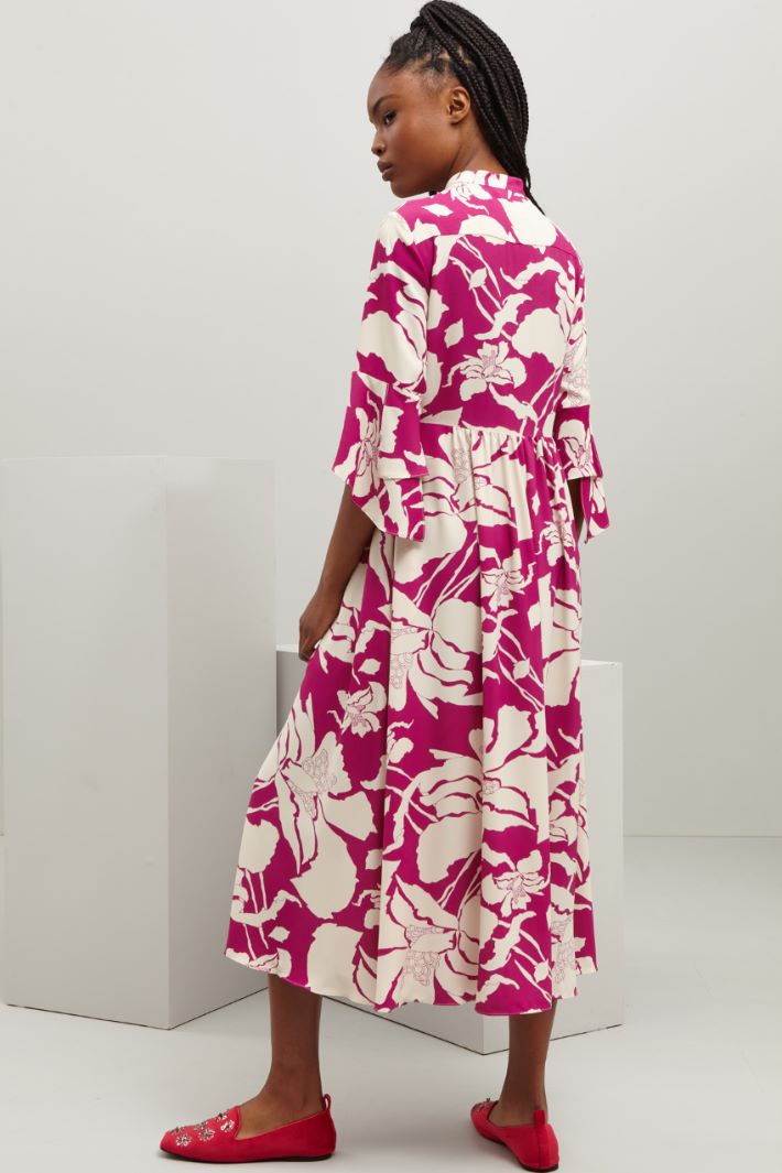 Chemisier lungo - CICLAMINO PANNA - Fashion Market - 4