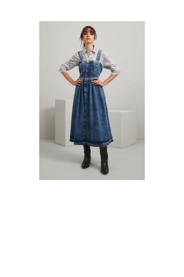 Abito in denim - BLU DENIM - Fashion Market