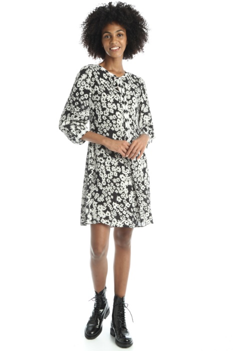 Abito in georgette di viscosa - Fashion Market