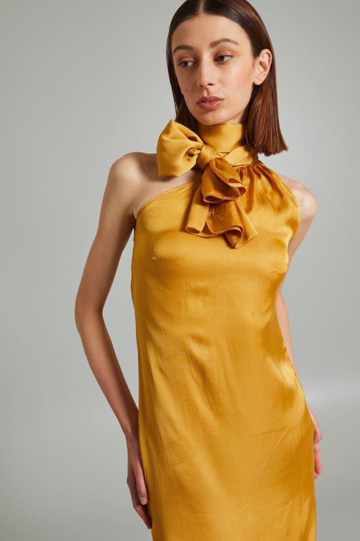 Abito con collo a foulard - OCRA - Fashion Market - 3