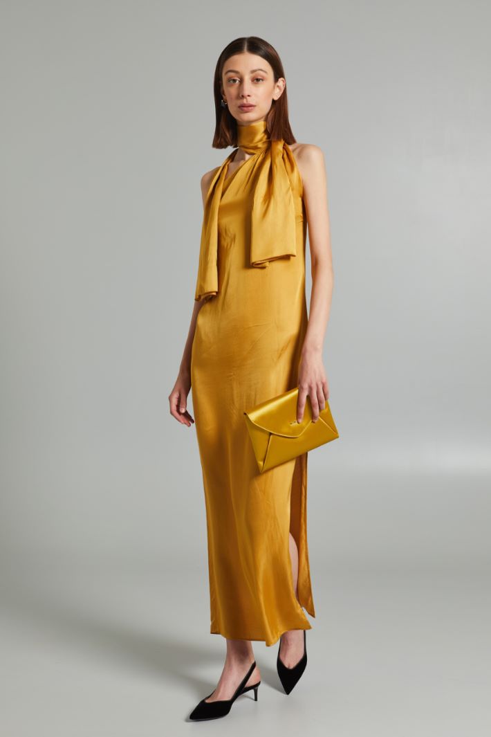 Abito con collo a foulard - OCRA - Fashion Market