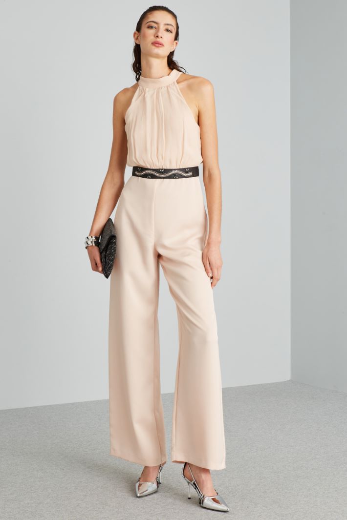 Tuta con scollo all'americana - ROSA - Fashion Market