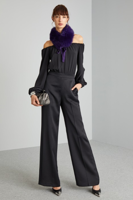Tuta con scollatura off shoulder - Fashion Market