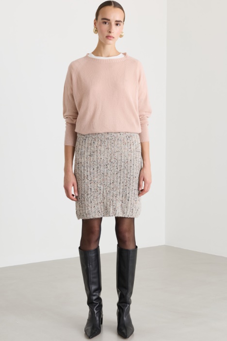 Gonna corta in maglia - Fashion Market