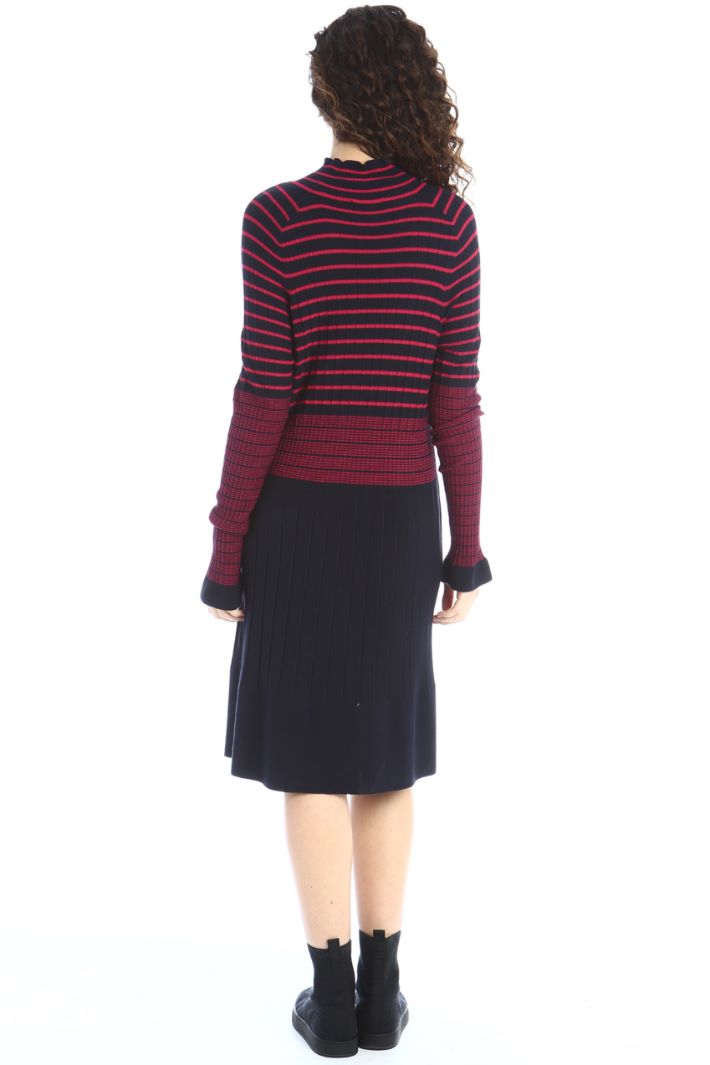 Abito in maglia - BLU NOTTE VIOLA - Fashion Market - 4