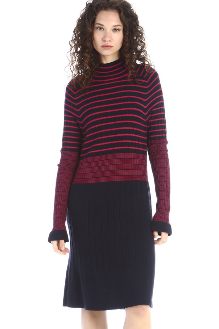 Abito in maglia - BLU NOTTE VIOLA - Fashion Market - 2