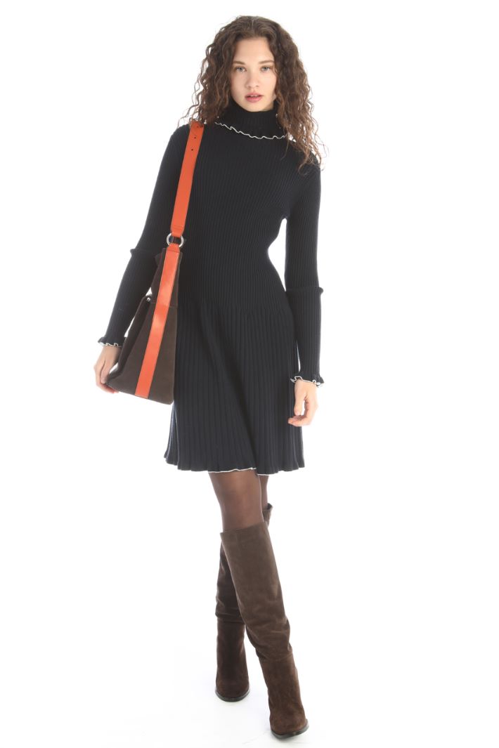 Abito in maglia - NERO - Fashion Market