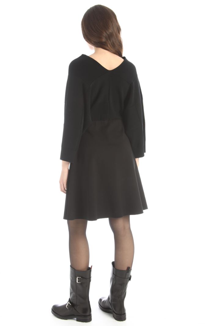 Abito in maglia di viscosa - NERO - Fashion Market - 2