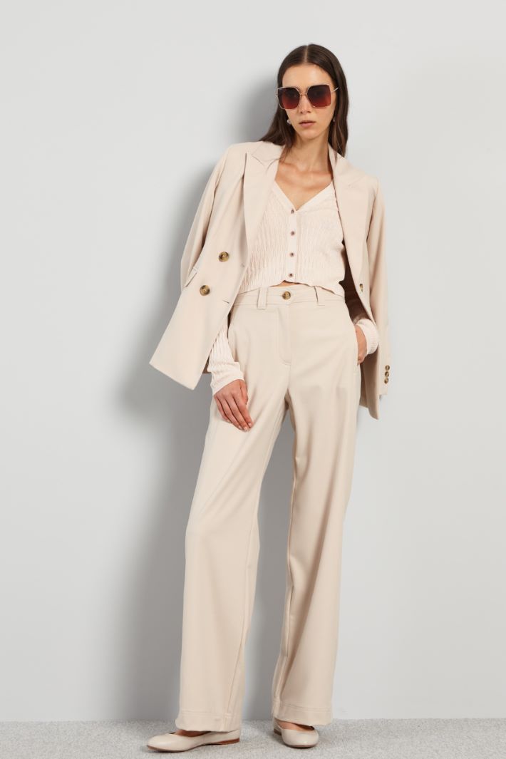 Cardigan con bottoni a fiore - ROSA - Fashion Market