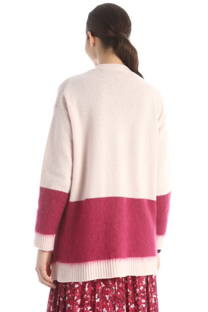 Cardigan garzato - ROSA CIPRIA FUXIA - Fashion Market - 4