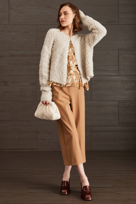 Cardigan effetto peluche - Fashion Market